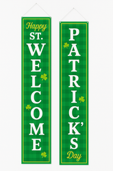 St. Patrick's Day Welcome Banner for Front Door